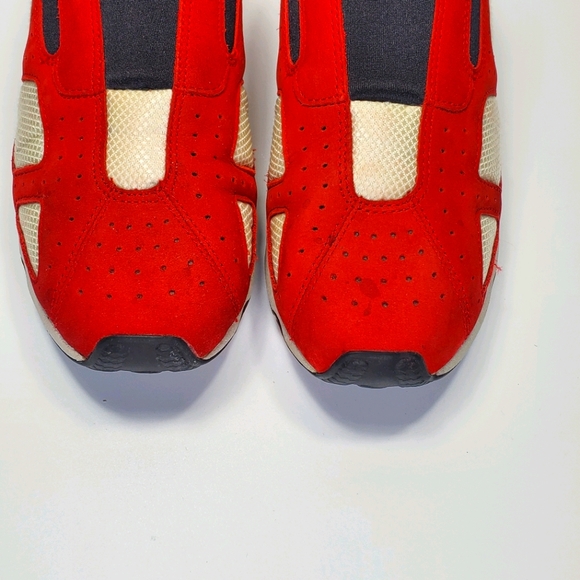 Ecco Receptor Red Slip On Sneakers 6.5 - Picture 3 of 14